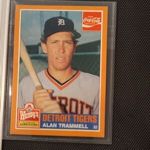 Detroit Tigers Alan Trammell Baseball Card